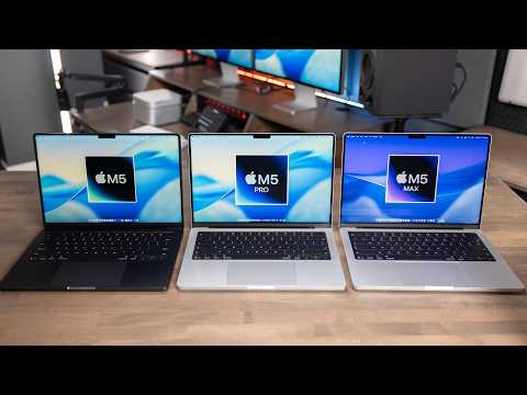 M5 vs M5 Pro vs M5 Max: Real World Tests & Benchmarks