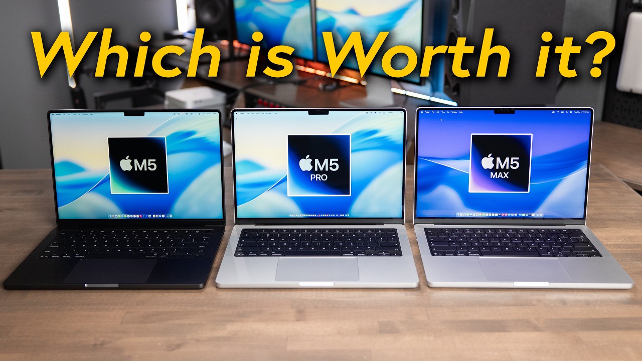 Don't Buy the Wrong MacBook Pro: M5 vs M5 Pro vs M5 Max Fully Tested ...