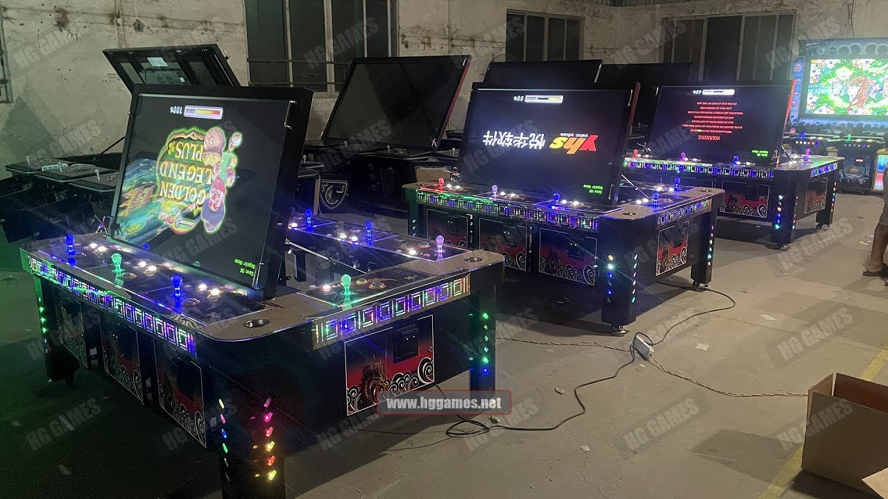 55 Inch Screen 8 Players Arcade Fish Hunter Game Machine