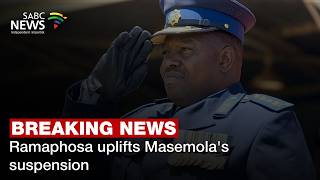 Ramaphosa uplifts Masemola's suspension