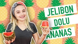 İÇİ JELİBON DOLU ANANAS YAPMAK