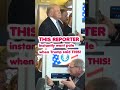 THIS REPORTER instantly went pale when Trump said THIS!