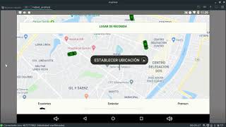 Demo React Native app simulación renta auto usando Maps y Geocoder Apis