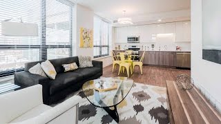 Tour a corner 2-bedroom, 2-bath in a new River North mid-rise