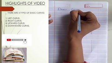 HOW TO DRAW CURVES || BASIC WRITING PATTERNS || CURVE || REVERSE CURVE || UPWARD DOWNWARD CURVE