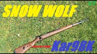 SNOW WOLF Kar98K airsoft (crosse plastique) partie 1/2 : Présentation / Review (fr)