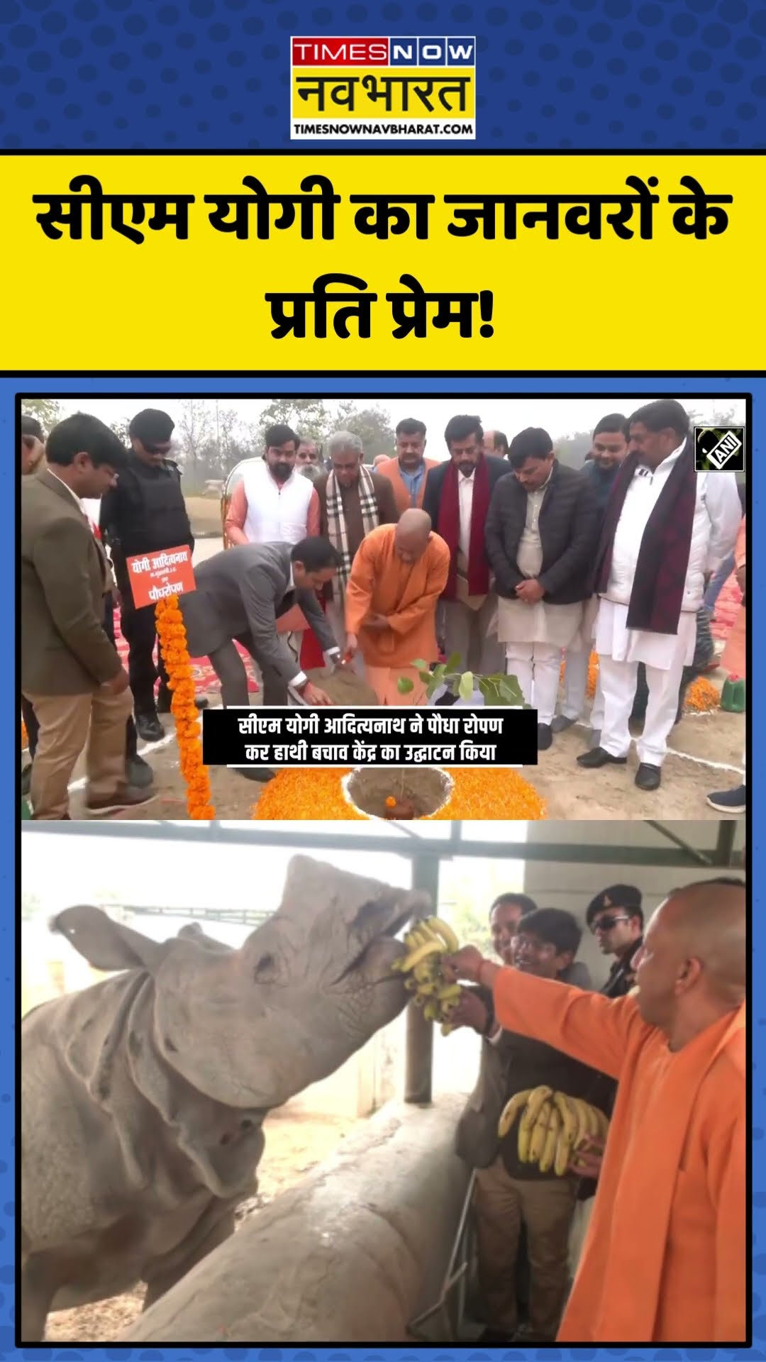 CM Yogi का जानवरों के प्रति प्रेम... सामने आई दिल को छू जाने वाली तस्वीरें! | #shorts #cmyogi