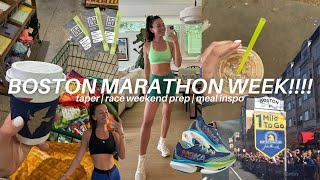 RACE WEEK | 3 Days Until Boston Marathon | Race Strategy | Meal Inspo