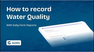 How to Log Water Quality Data in ADMS (Easy Tutorial) Data Management For Water Quality Data