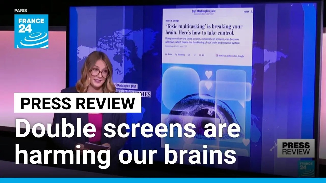 How to break the negative habit of 'toxic multitasking'? • FRANCE 24 English