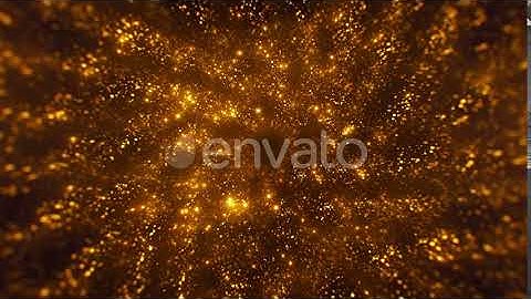 Gold Glitter Particles Background | Motion Graphics - Envato elements
