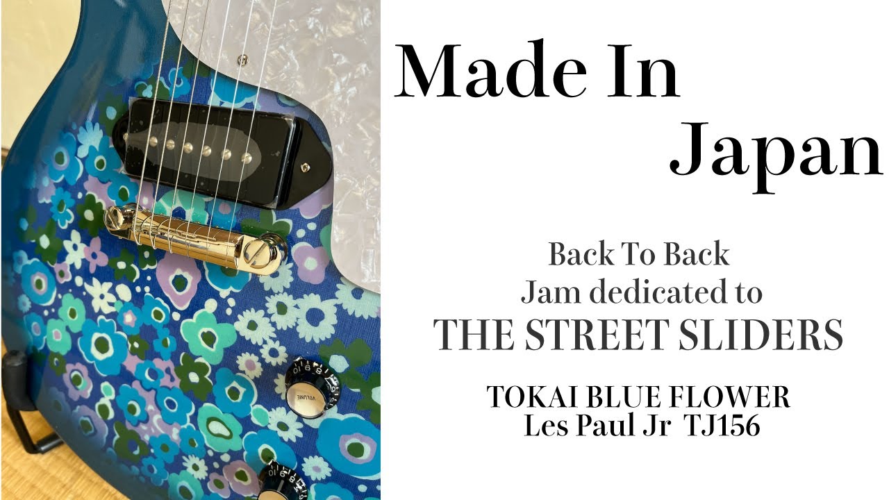 TOKAI Les Paul Junior Blue Flower TJ156 / Back To Back Jam