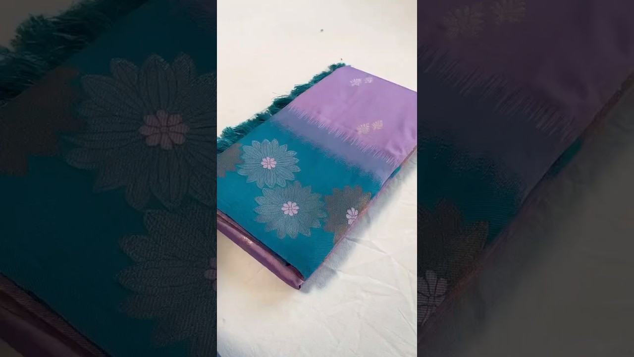 Soft Silk Floral Zari Weaving Saree