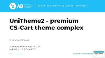 Обновление "UniTheme2 - адаптивный премиум шаблон" v4.13.1.a для CS-Cart и Multi-Vendor