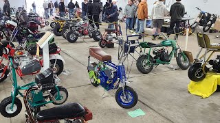 2023 Old School Mini Bike Show & Swap Meet Belleville  Mi.  Www.AllAboutMiniBikes.Com