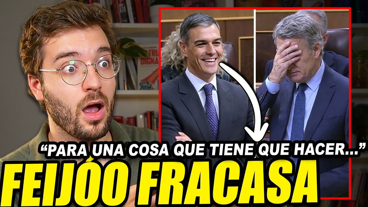 FEIJÓO METE LA PATA EN EL CONGRESO. SÁNCHEZ LO UTILIZA.