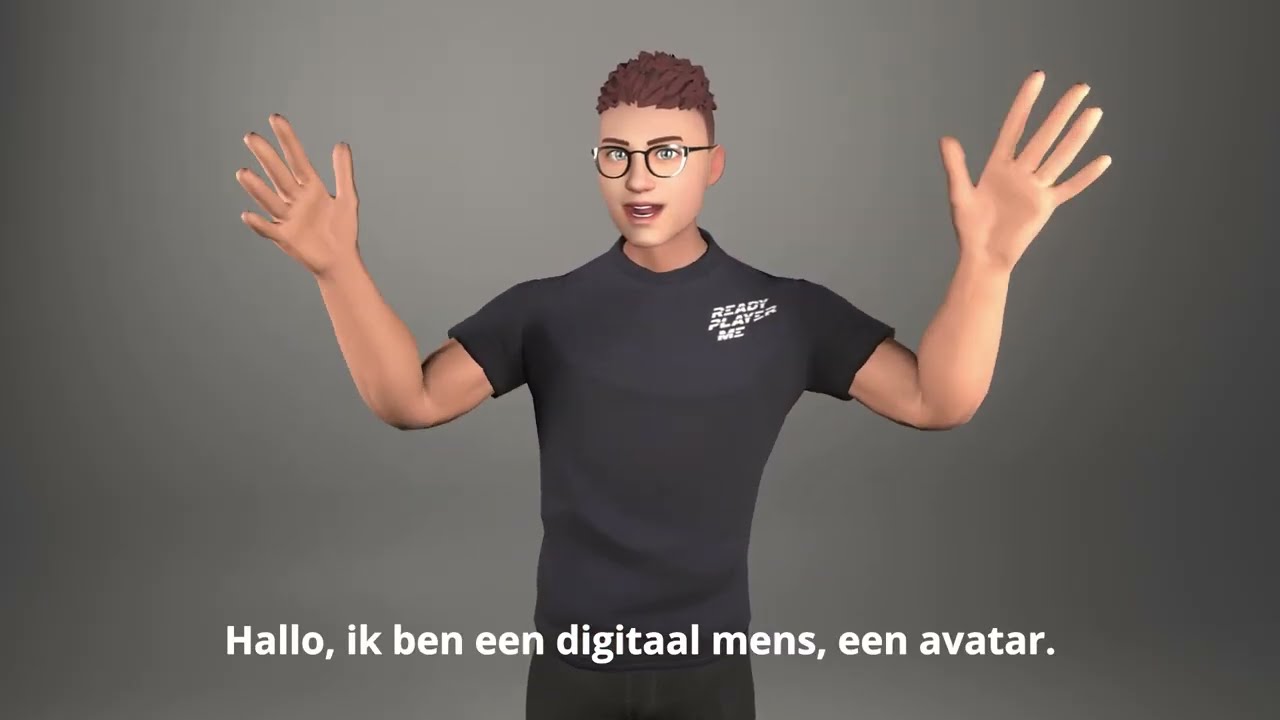 SignLab Amsterdam avatar nodigt je uit om te leren gebaren
