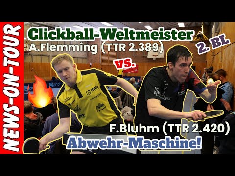Defence beats attack: Bluhm against Flemming | Table Tennis