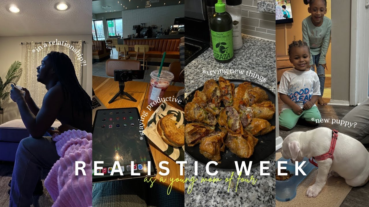 vlog: Realistic WEEK as a Young Mom of Four| Back with my BD?! | we got a new PUPPY|2025