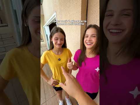 POV VOCÊ É GÊMEA E TA FAZENDO ANIVERSÁRIO!