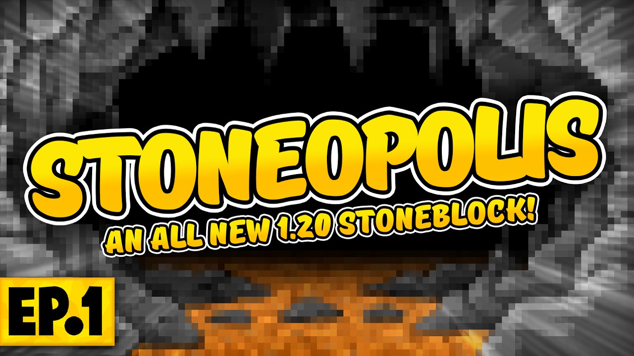 Возможно ЛУЧШАЯ STONEBLOCK Сборка - StoneOpolis Minecraft