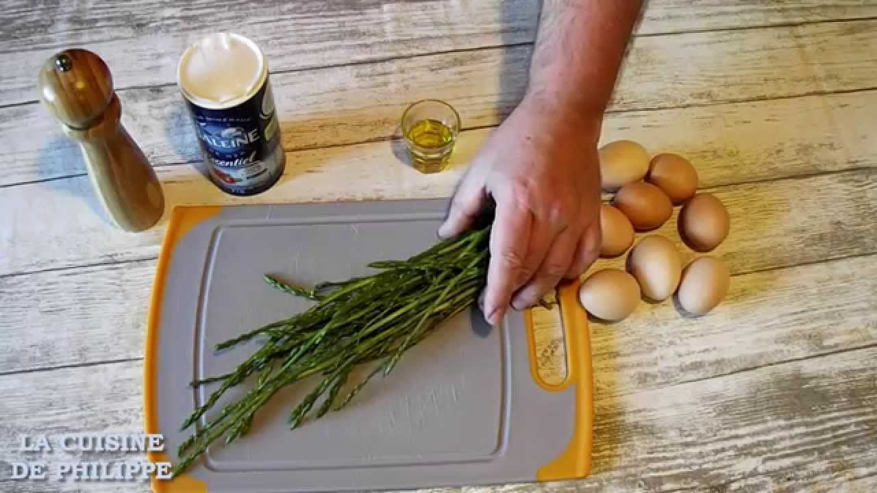 Brouillade d asperges sauvages
