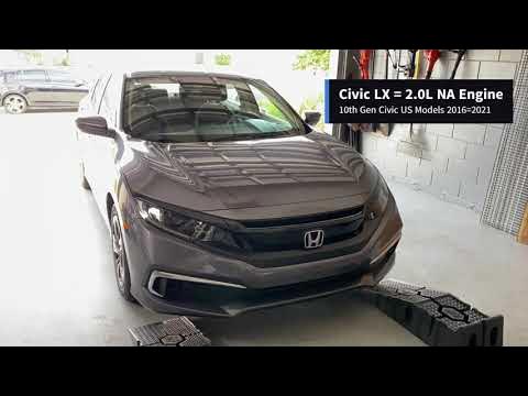 2019 Civic LX Oil Change (applies also for Gen 10th Civic 2016-2021