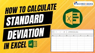 How to Calculate Standard Deviation in Excel | Hindi | Technogeeks