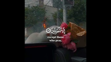 إن الإنسان خلق هلوعا 💜حالات واتس اب قران 🎧 تلاوة خاشعة 💙Quran Status 💜 اية قرانية قصيره 🎧❤️