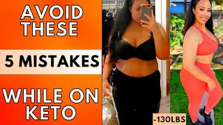 5 REASONS WHY KETO ISN’T WORKING AS A BEGINNER | Biggest Mistakes To Avoid | Rosa Charice