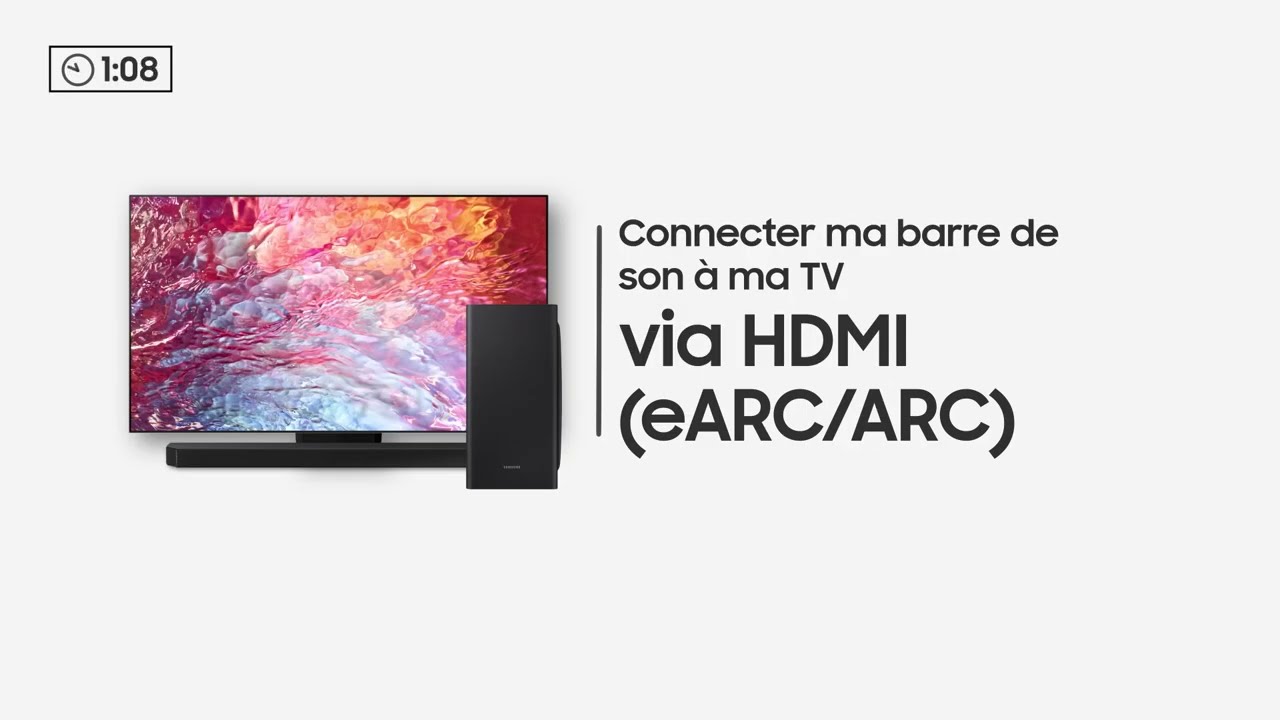 Comment connecter votre barre de son Samsung à votre télévision