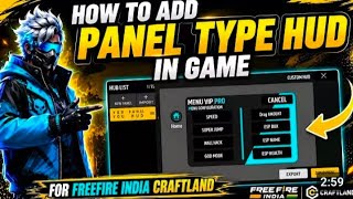 How To Add Panel Type HUD Create map screenshot 2