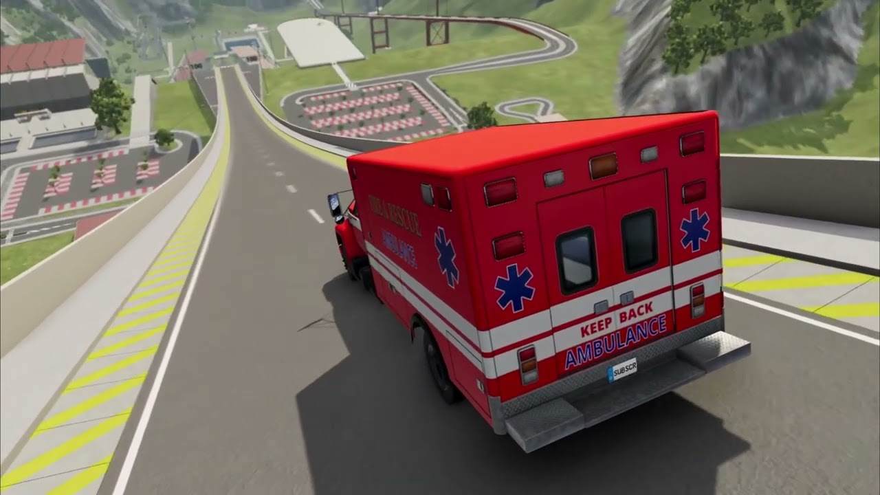 Cars vs Giant Ramp Jump – Insane Crash Test Part 2 | BeamNG Drive Gameplay