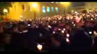 Candle light vigil in Washington DC