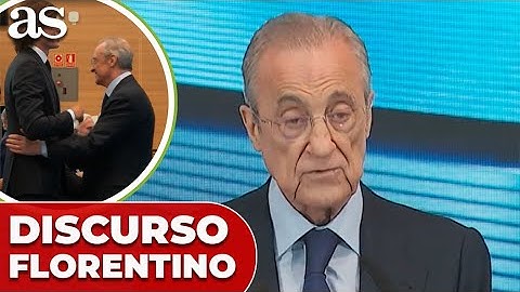 DISCURSO COMPLETO de FLORENTINO PÉREZ en la PRESENTACIÓN de ÁLVARO CARRERAS
