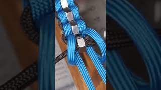 Paracord Keychain with Nuts #shorts #viral #shortvideo