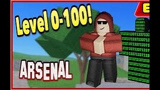 I saw someone got 100 kill in arsenal roblox