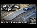 The Kubey Knives KB274:  Intriguing Shape, But Is It Functional???