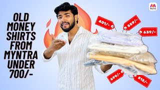 Classy Casual/Old Money Shirts For Men Under 700/- | Myntra Haul | Reviewture