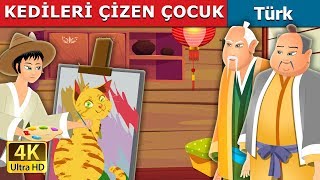 KEDİLERİ ÇİZEN ÇOCUK | The Boy Who Drew Cats Story in Turkish |  @TurkiyaFairyTales