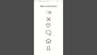 Adobe XD Micro interaction