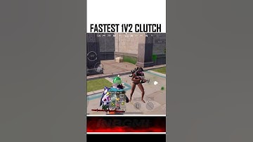 FASTEST 1V2 CLUTCH #inbgmi #shortsviral #shorts #pubgmobile