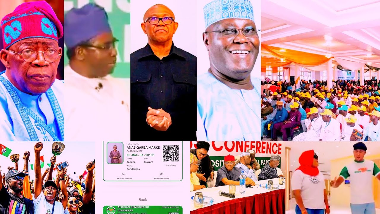 TINUBU Panic As Youths Beat Up APC Leaders, Chase Them As ADC Record 4m Registered Members In 4hrs