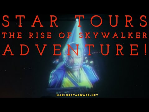 Star Tours: The Rise of Skywalker adventure!