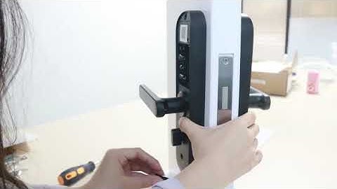 PINEWORLD Smart Fingerprint Lock 202 Installation Vedio
