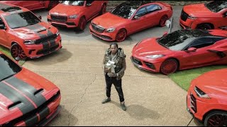 Moneybagg Yo SHOWS OFF His CRAZY Car Collection and Explains How He Got The Cars (Maybach, Lambo)