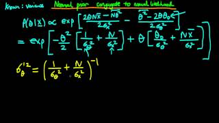 32 - Normal prior conjugate to normal likelihood - proof 2