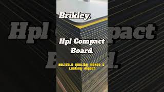Durable Compact Laminate Solutions & CNC Processing | Brikley #compactlaminate #hpl #brikley