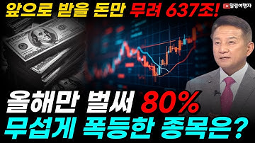 마이크로소프트·구글·아마존, AI 시대에 엄청난 돈을 벌어들이는 빅 3! 이들을 넘어선 기업은? 앞으로 받을 돈만 무려 637조! 올해만 벌써 80% 무섭게 폭등한 종목은?