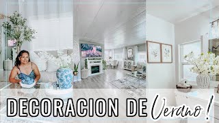 DECORACIÓN DE VERANO COMO DECORE MI SALA ESTE VERANO 2023